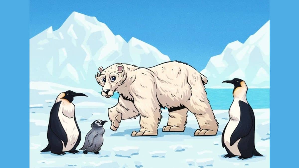 Find the Mistake: Can you find the mistake in the polar bear picture in 6 seconds?