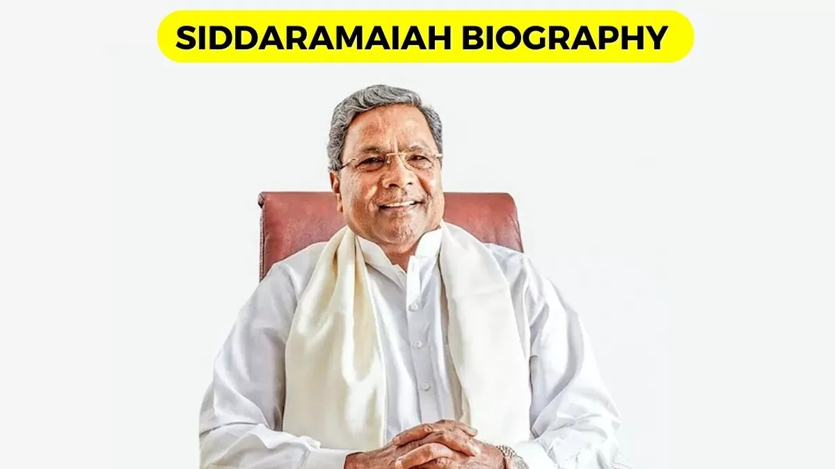 Siddaramaiah Biography