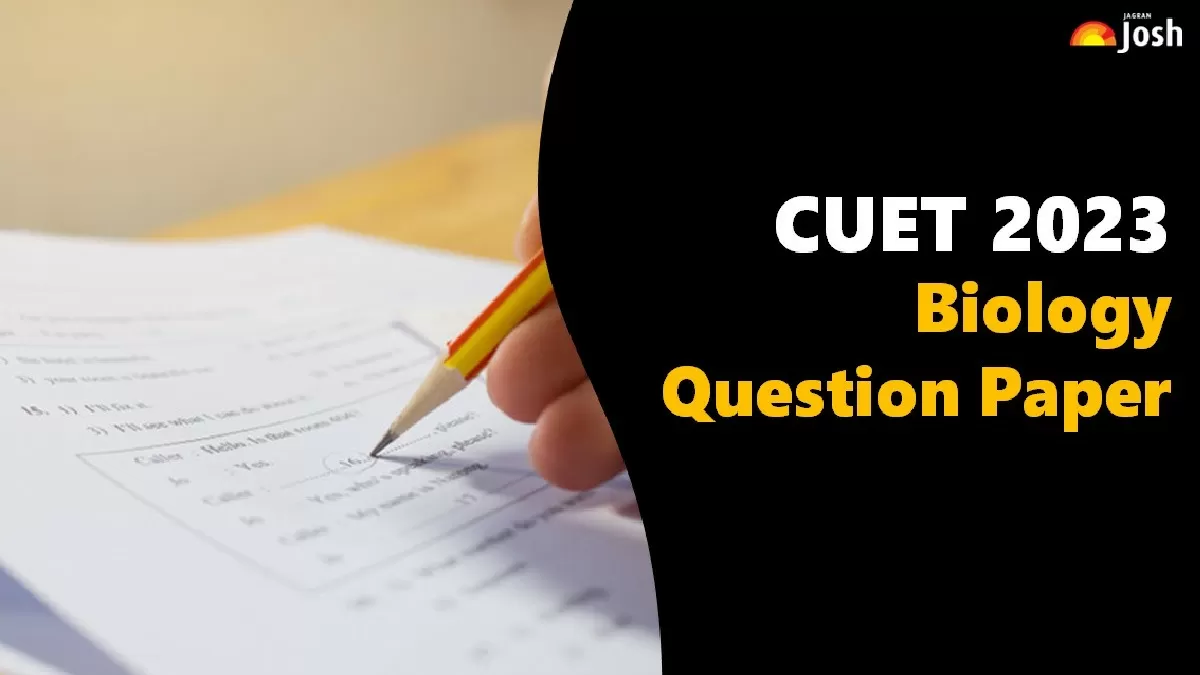 CUET Biology Question Paper PDF