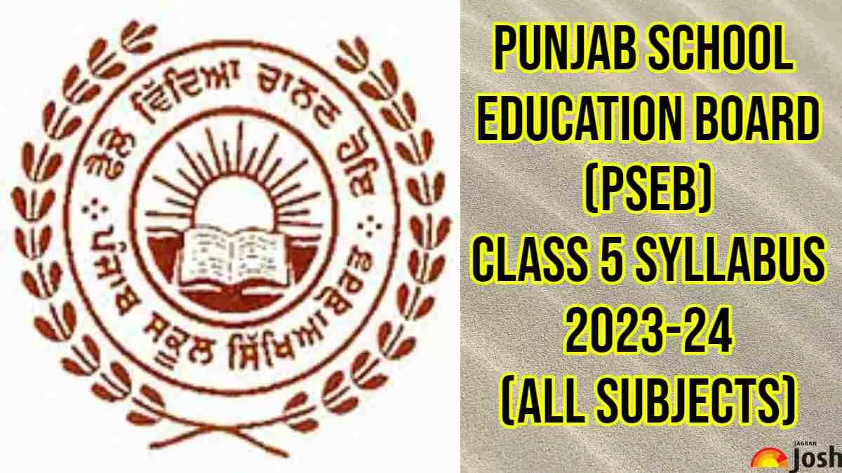 Punjab Board Class 5 Syllabus, Download PDFs