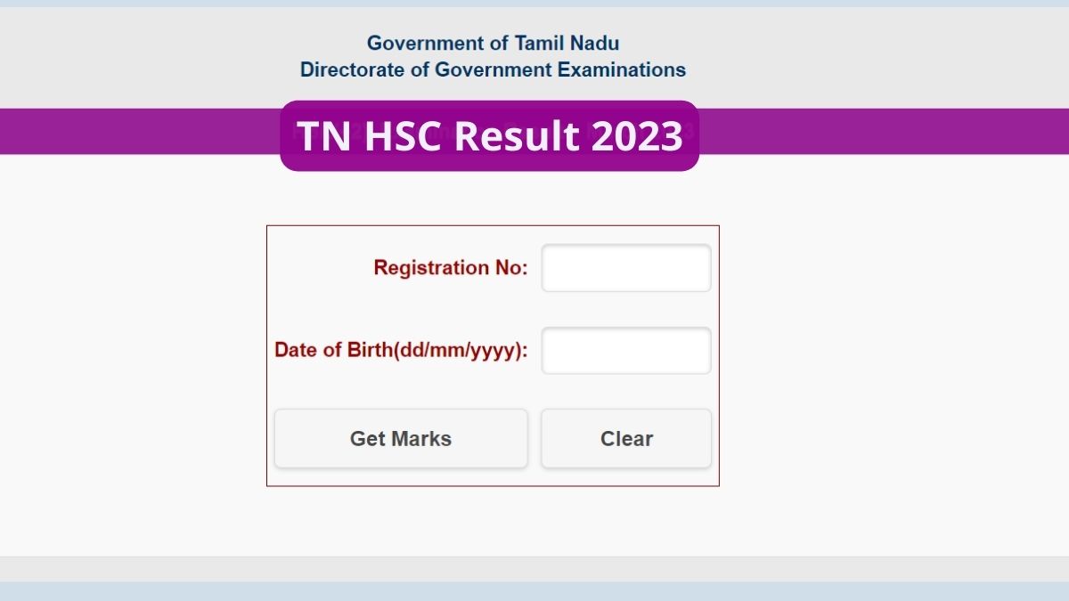 TN HSE (+1) Result 2023 OUT 90.93 Percent Students Pass, Get Direct