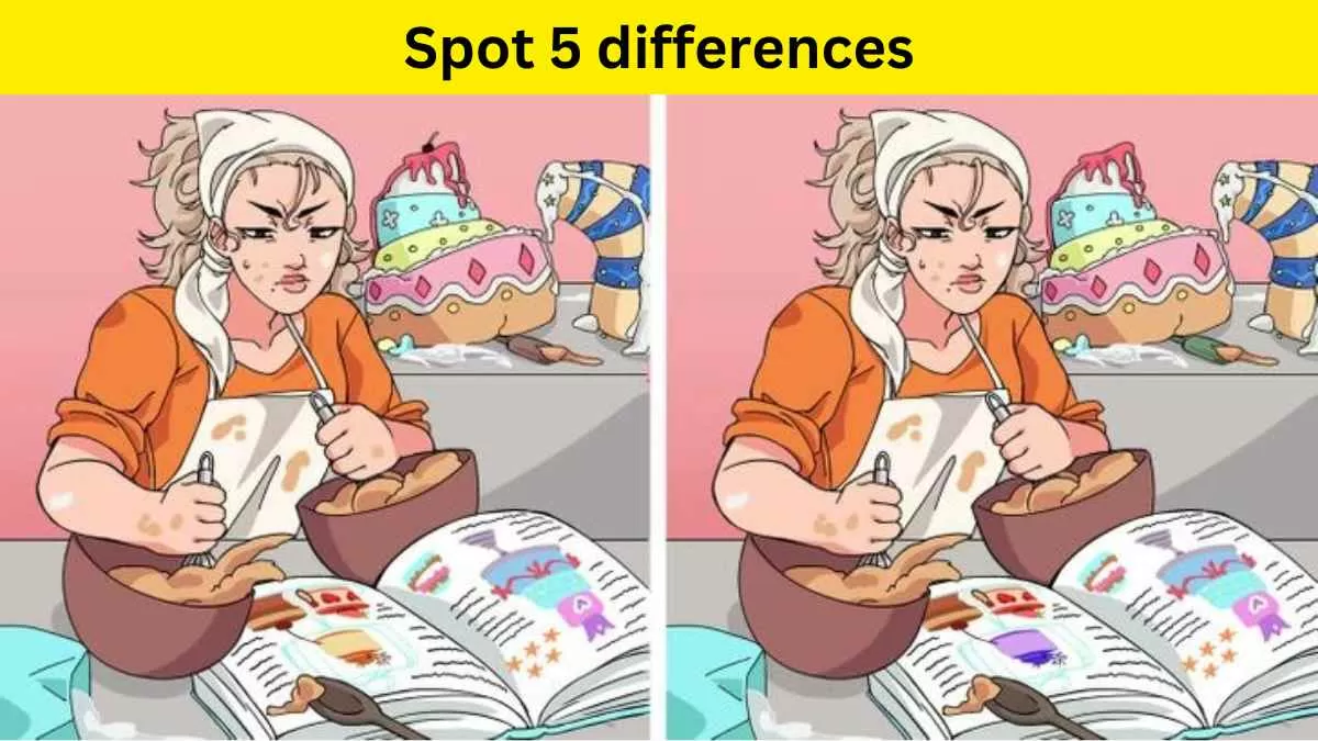Spot the difference- Spot 5 differences in 27 seconds