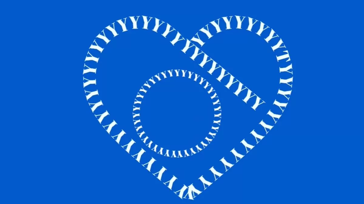 Optical Illusion - Find T among Y's in 5 Seconds