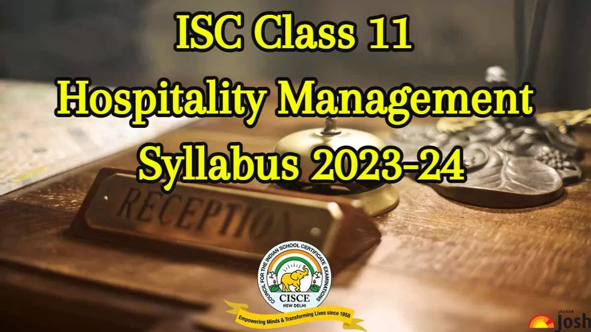 Download ISC Class 11 Hospitality Management Syllabus 2023-24 PDF