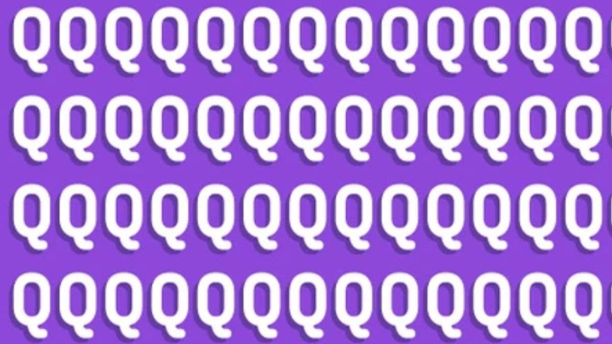 Brain Teaser to Test Your IQ: Can you spot the hidden O among Qs in picture within 5 secs?