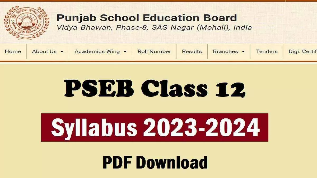 Class 5th, EVS, PSEB