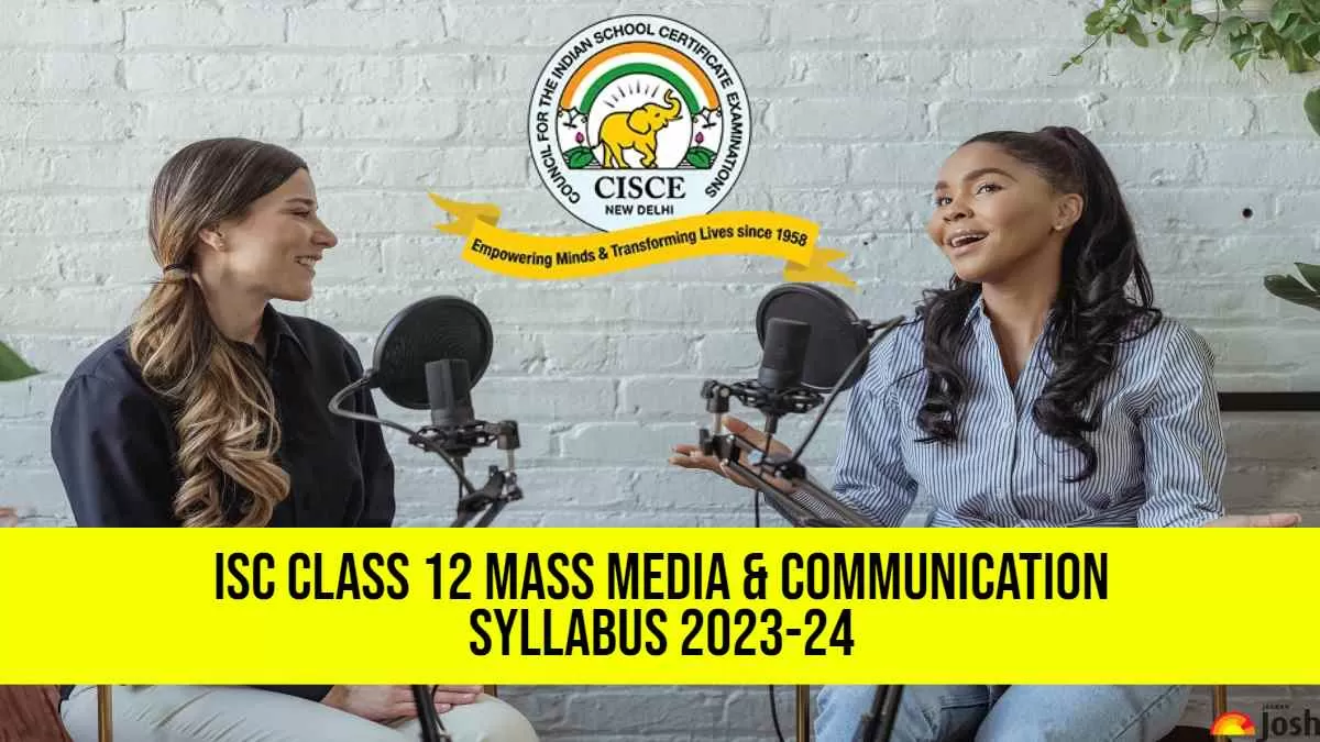 Download ISC Class 12 Mass Media & Communication Syllabus 2023-24 PDF