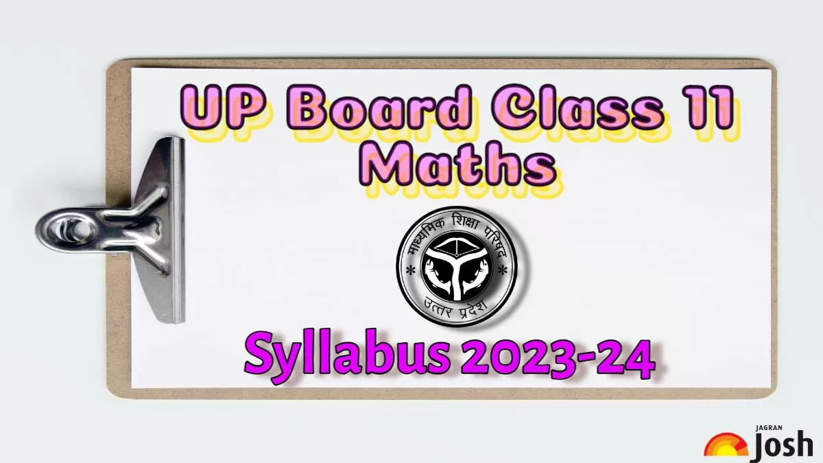 Download UP Board Class 11 Maths Syllabus pdf 2023-24