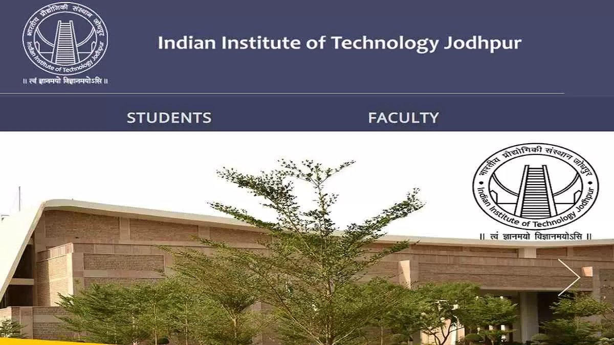 Iit Jodhpur Recruitment 2022 Notification Out For The 28 Non Teaching