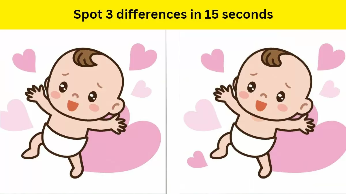 Spot the difference- Spot 3 differences in 15 seconds