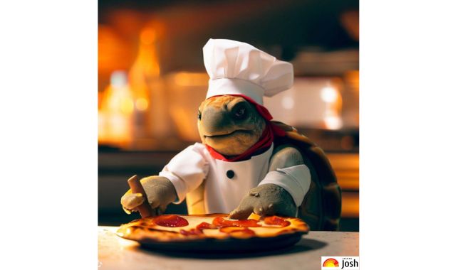 Chef turtle AI Image