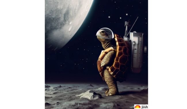 Astronaut turtle image through AI