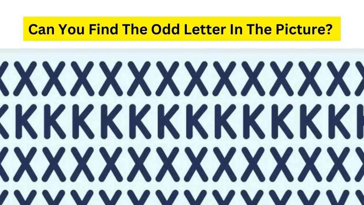 Do you see any odd letter here?