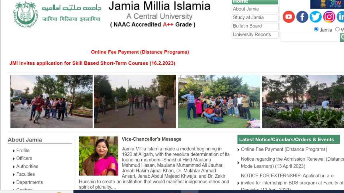 Jamia Millia Islamia Recruitment 2023: नॉन टीचिंग पदों के लिए आवेदन शुरू यहाँ देखें योग्यता और अन्य जानकारी