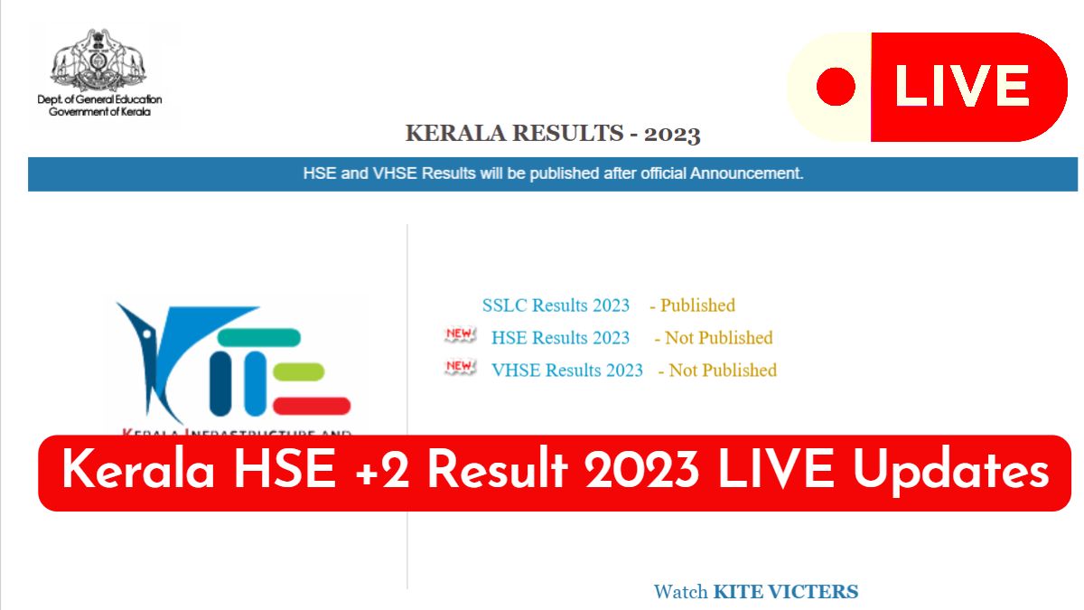 Kerala Plus Two Result 2023 LINK LIVE Check DHSE Kerala +2 Result