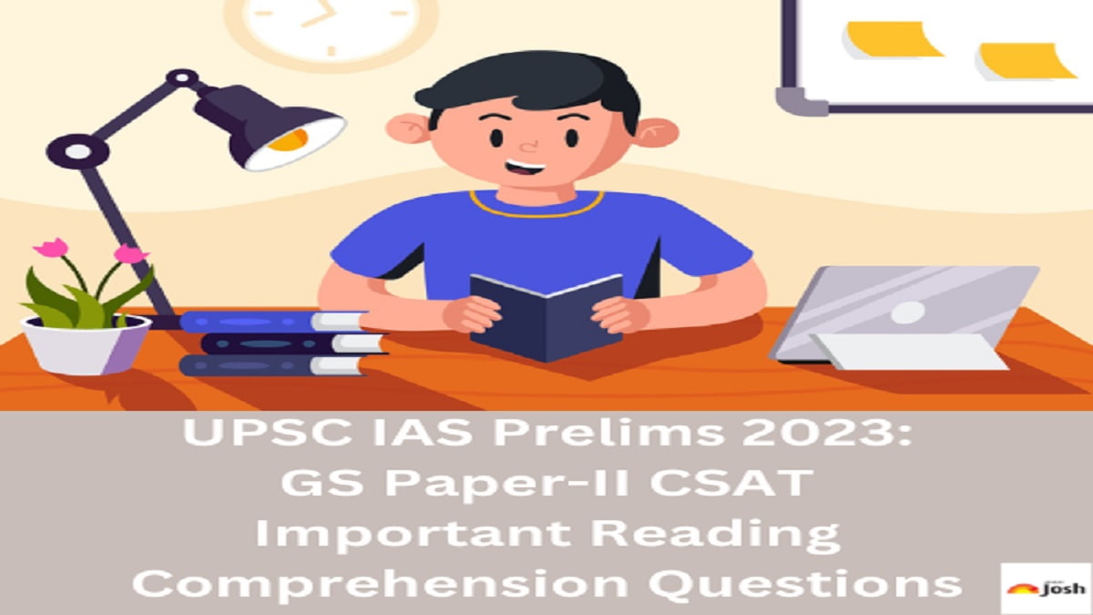 UPSC IAS Prelims 2023: GS Paper-II CSAT Important Reading Comprehension Questions