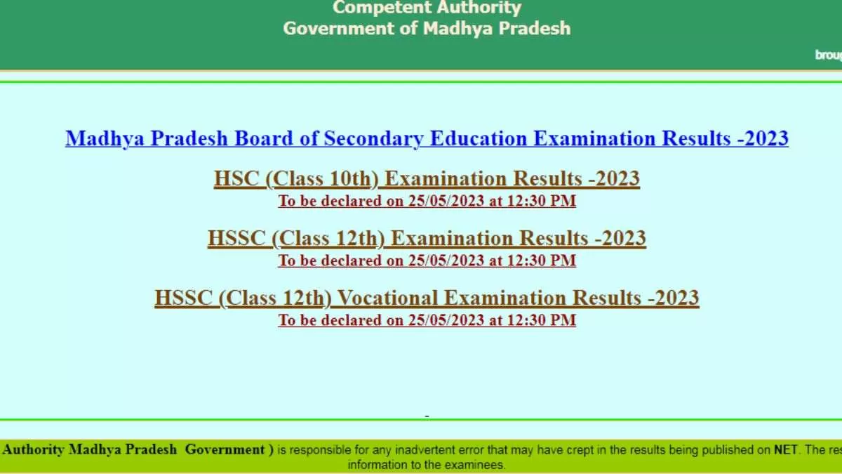 Mpresults.nic.in, Mpbse.nic.in And Jagran Josh, Direct Link To Check MP ...