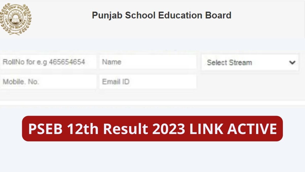 Punjab Board PSEB 12th Results 2022 LIVE: Result link available on