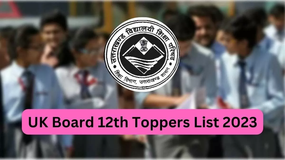 UK Board 12th Toppers List 2023 out, Check District-wise Data here
