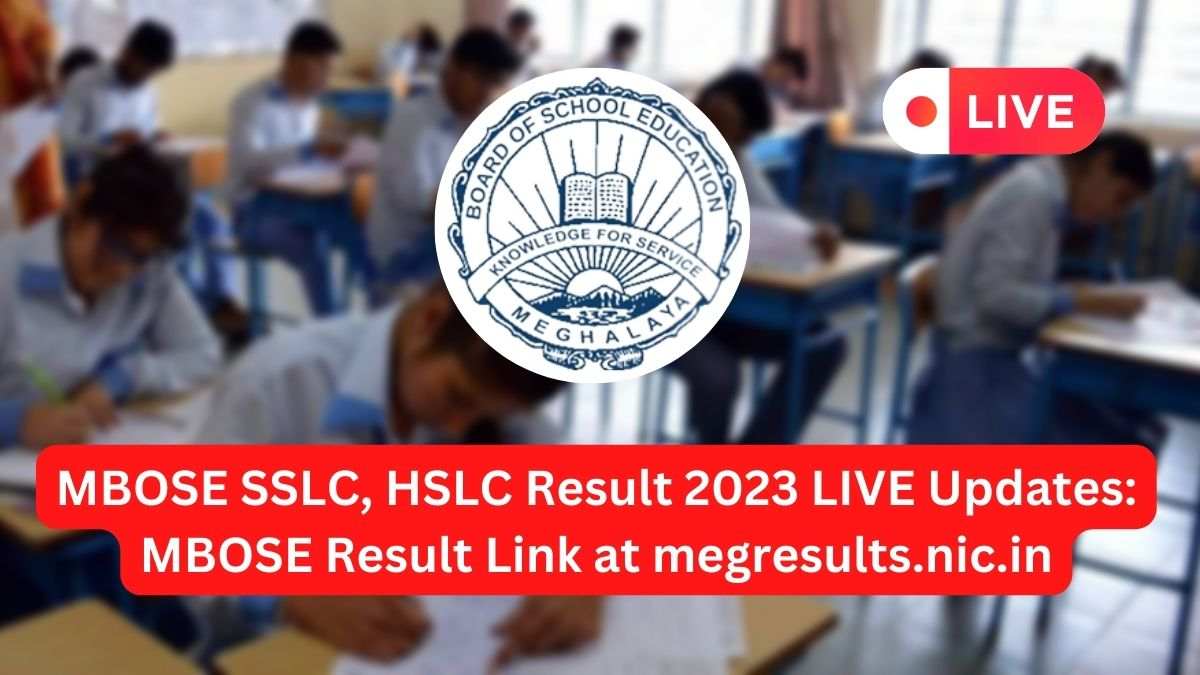 Get here latest updates and news about MBOSE SSLC, HSLC Result 2023