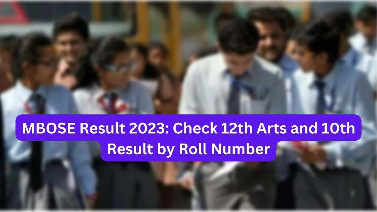 Check Meghalaya Board MBOSE 10th, 12th Arts Result by Roll Number