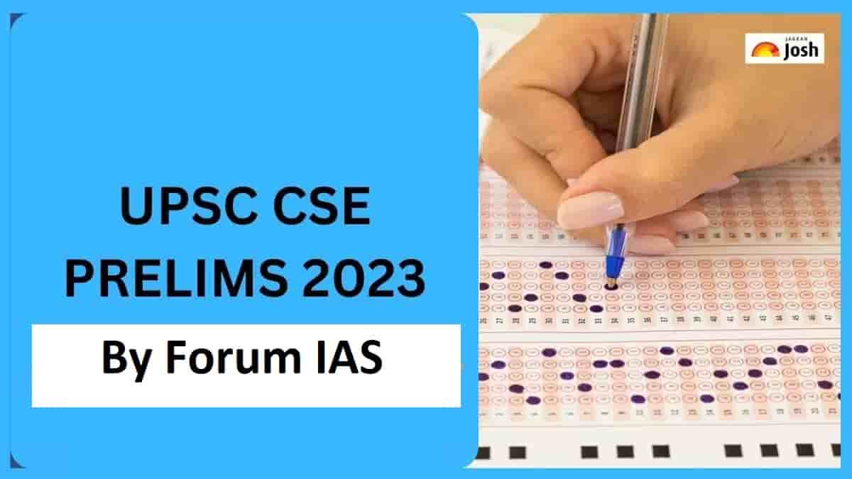UPSC Prelims Answer Key 2023 by Forum IA