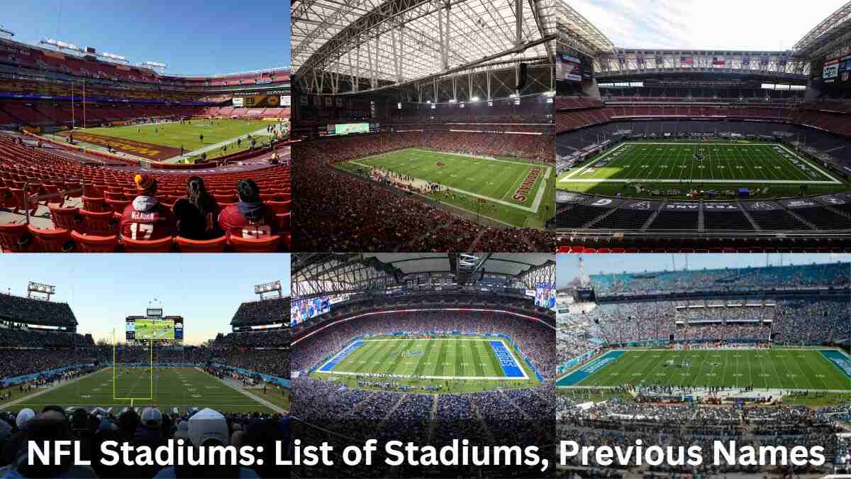 NFL Stadiums: List of Stadiums, Previous Names