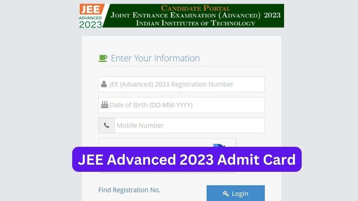 Download IIT JEE Advanced 2023 admit card on jeeadv.ac.in
