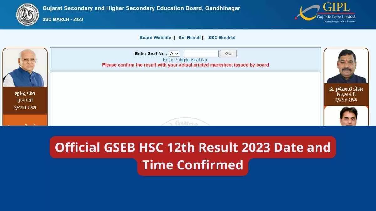 GSEB HSC 12th Result 2023 Declared, Girls Outshine Boys, Check Gujarat ...