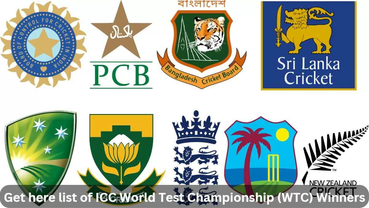 Get here list of ICC World Test Championship (WTC) Winners