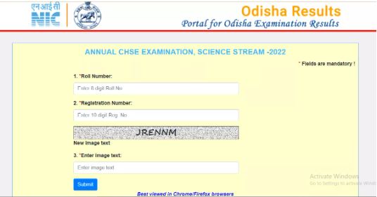 Odisha board 12th result 2023