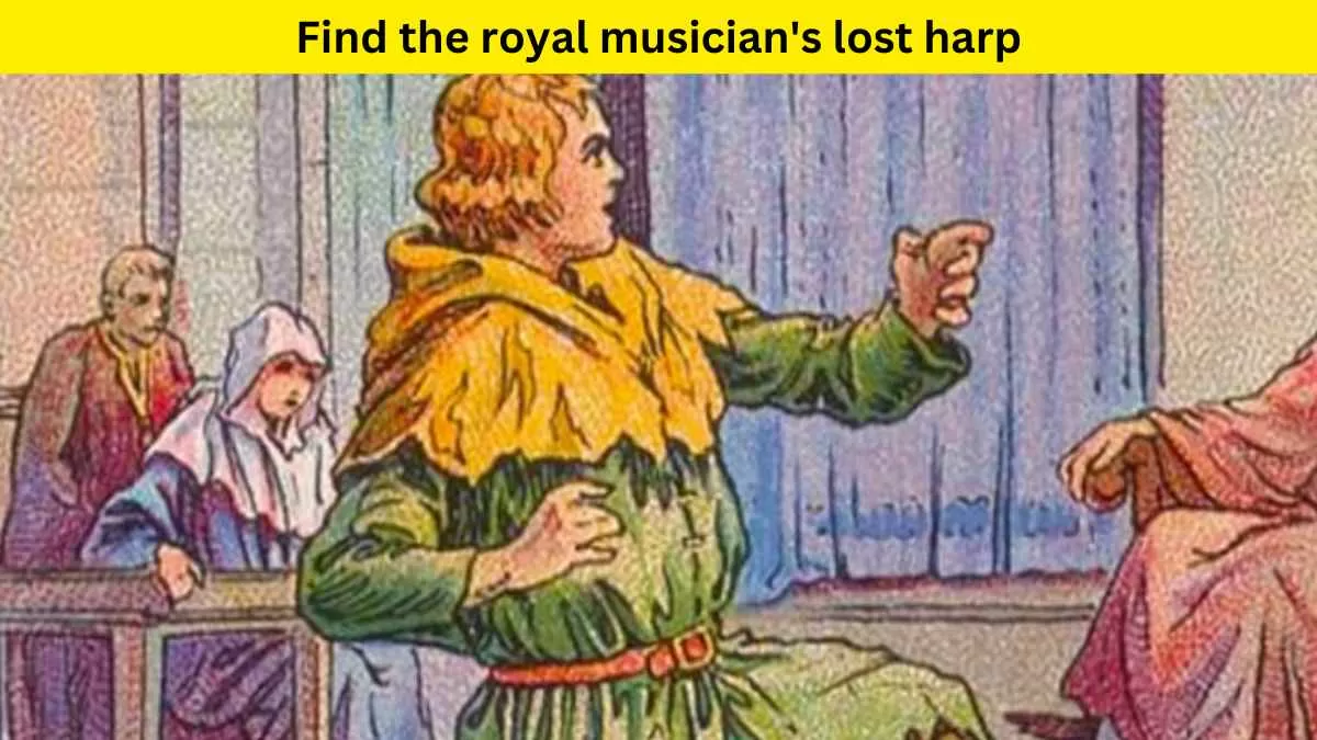 Find the musician's lost harp
