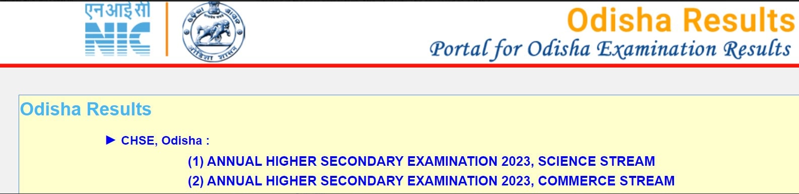 [Link Active] CHSE Odisha 12th Commerce, Science Result 2023: Check HSE ...
