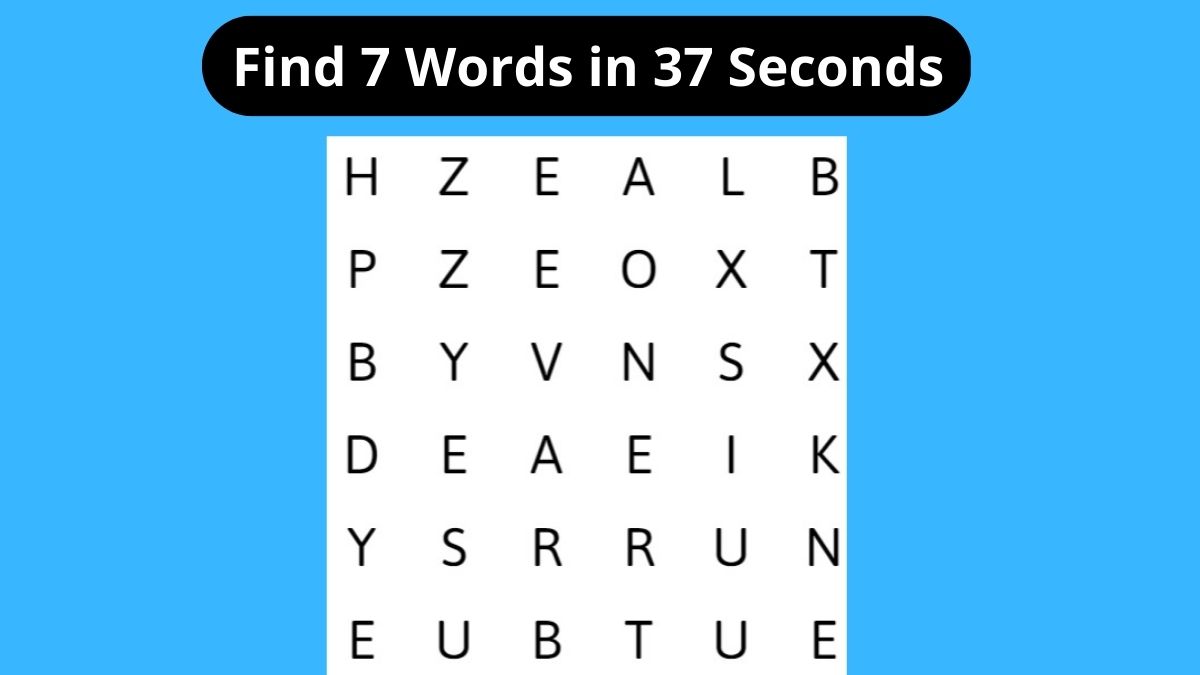 Word Search Puzzle Only Geniuses Can Spot Words In The Image Within Seconds Are You One