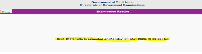 TN 12th Result 2023