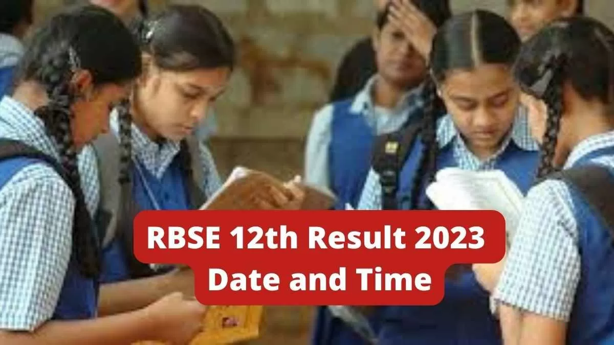 RBSE 12th Result 2023 Date and Time