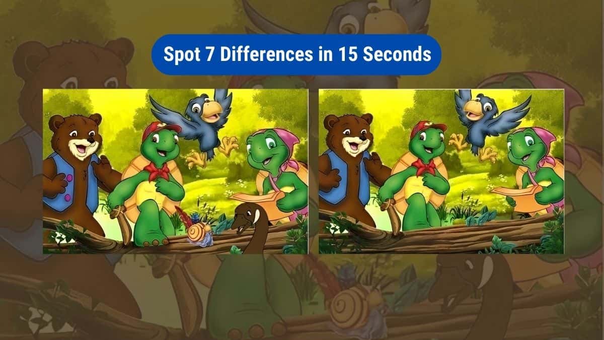 Spot the Difference: You have a genius-level IQ if you can spot 7 differences in 15 seconds!