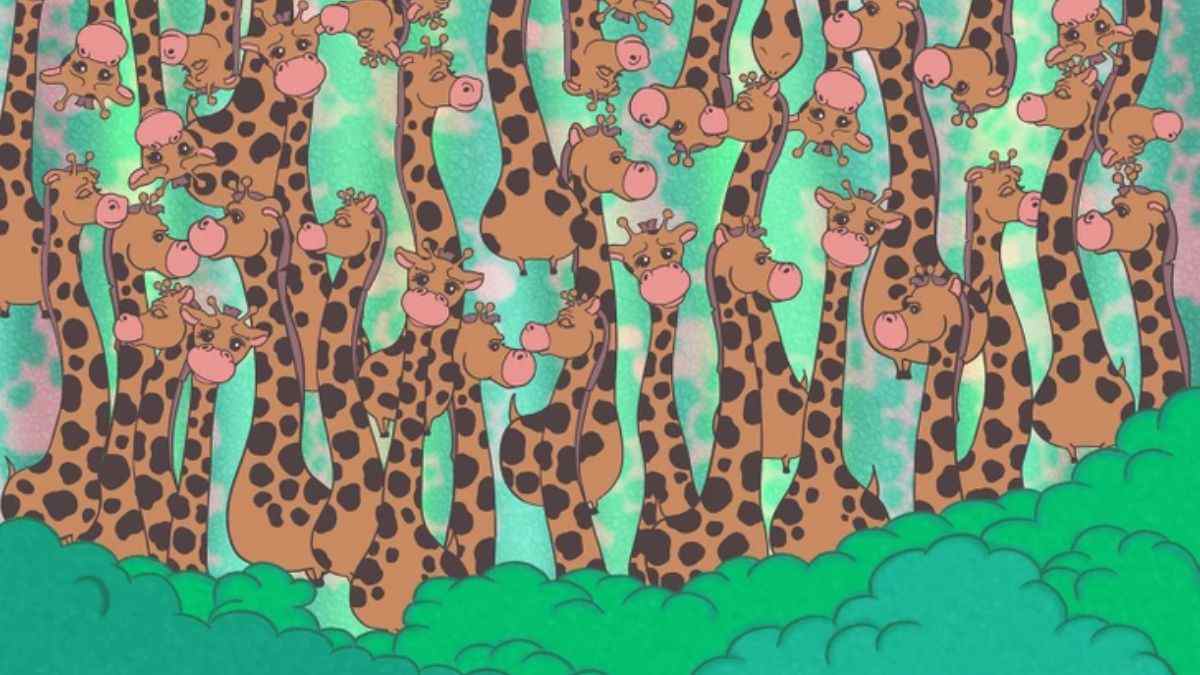 Optical Illusion for IQ Test: Can you spot the hidden Snake among group of Giraffes in picture within 7 Secs?