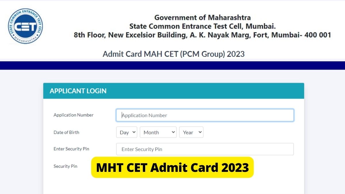 MHT CET Admit Card Out At Cetcell.mahacet.org, Know How To Download ...