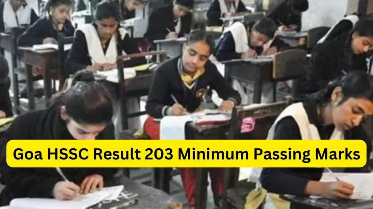 Goa HSSC Result 2023 Minimum Passing Marks