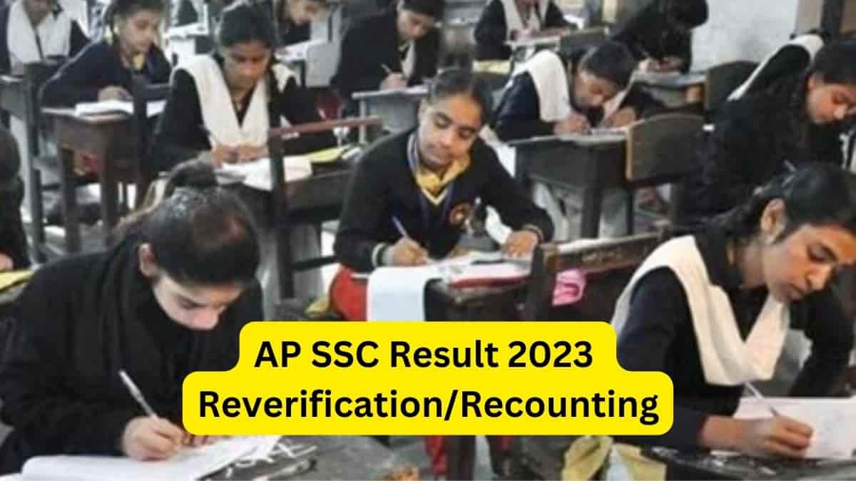 Ap Ssc Results 2023 Check Manabadi Class 10th Re Verification