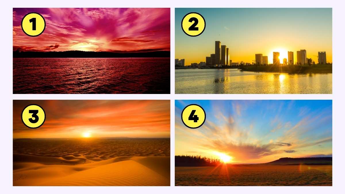 Personality Test: Sunset You Pick Reveals Your Most Precious Traits