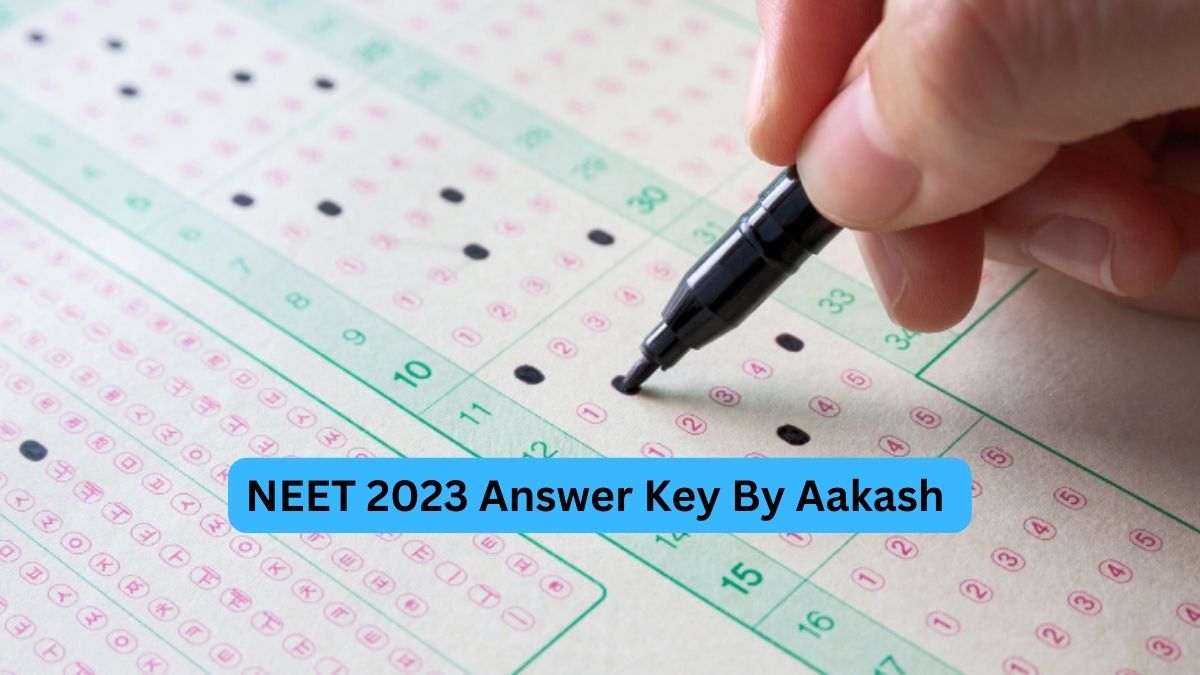 NEET 2023 Answer Key by Aakash, Check CodeWise PDF Here