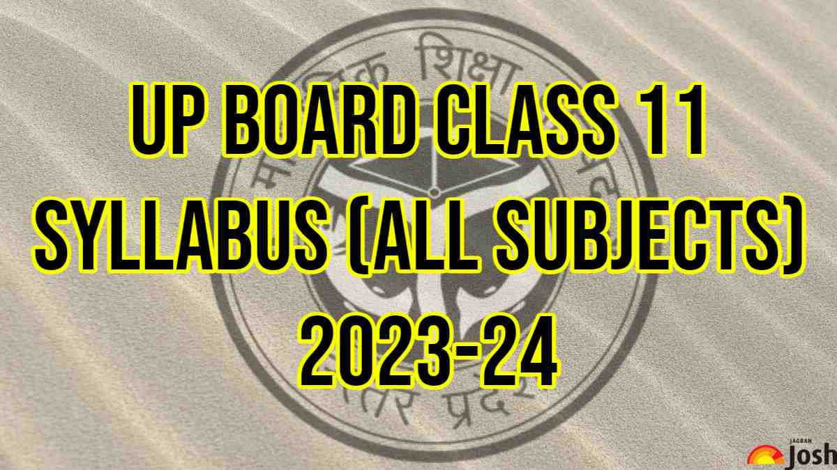 UP Board Syllabus Class 11 2023-24 PDF Download