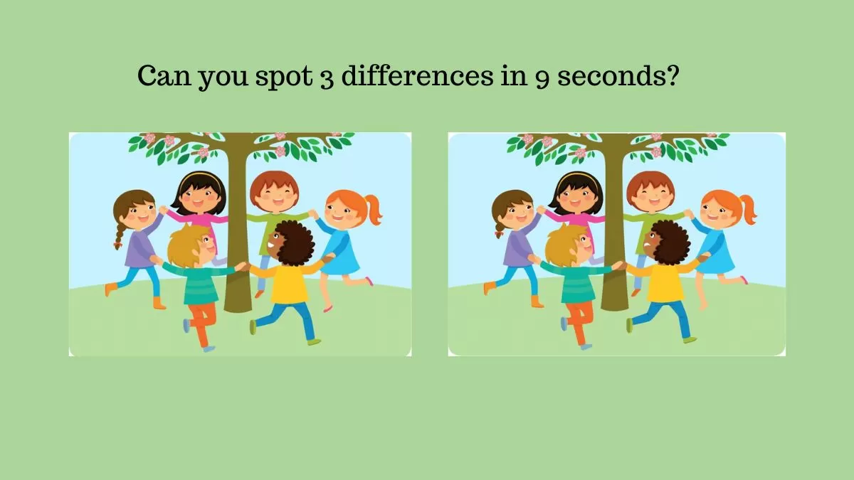 Can you spot 3 differences in 9 seconds?