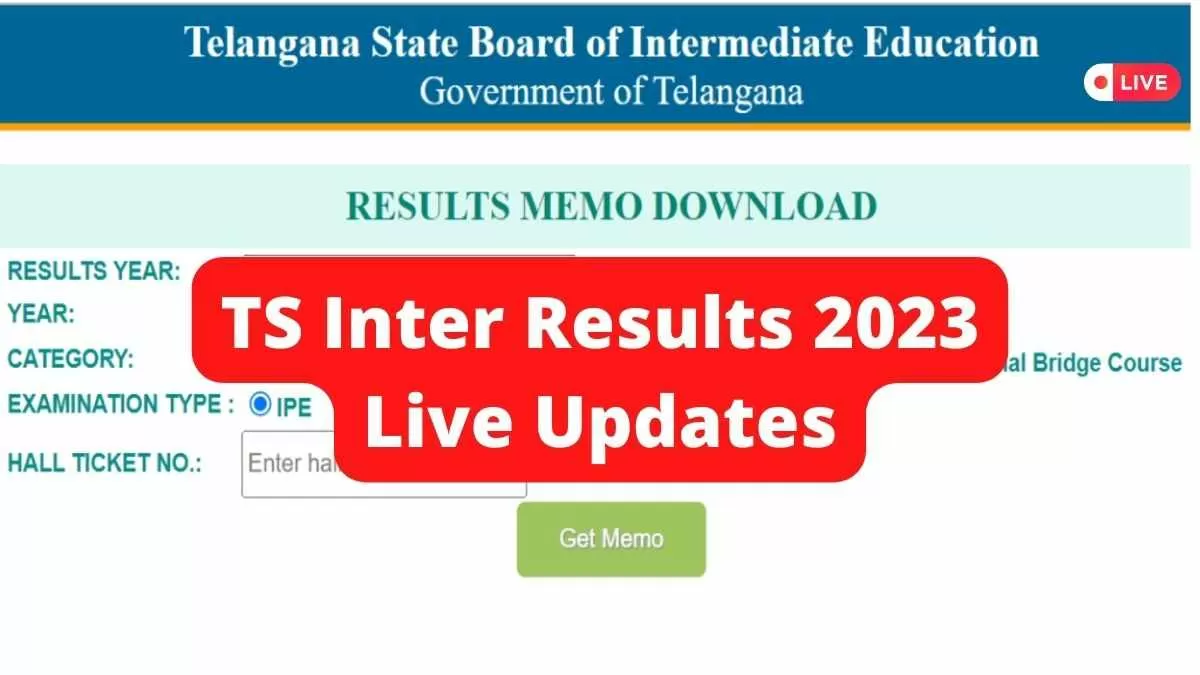 TS Inter Results 2023 LIVE Updates Manabadi TSBIE Telangana 1st, 2nd