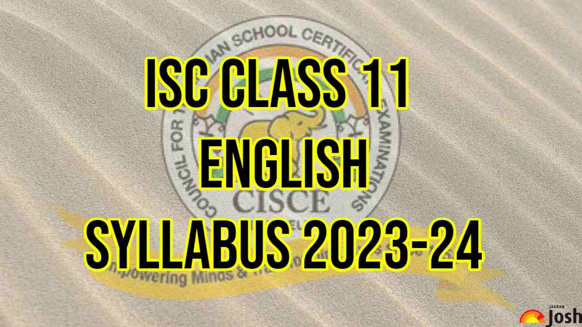 ISC Class 11 English Compulsory Syllabus 2023 2024 Download Class 