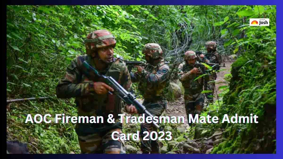 AOC Admit Card 2023: भारतीय सेना ने जारी किया एओसी एडमिट कार्ड, यहां डाउनलोड करें फायरमैन और ट्रेड्समैन मेट प्रवेश पत्र