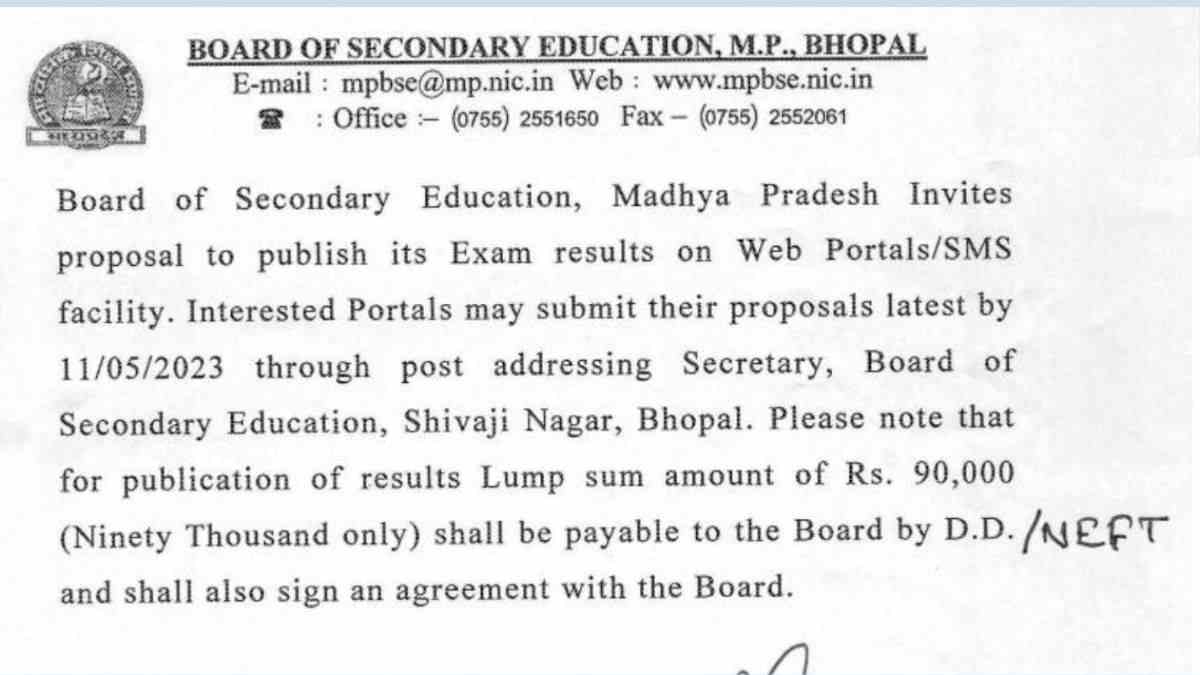 Mp Board Result 2023 After May 11 Check Key Points For Mpbse 10th