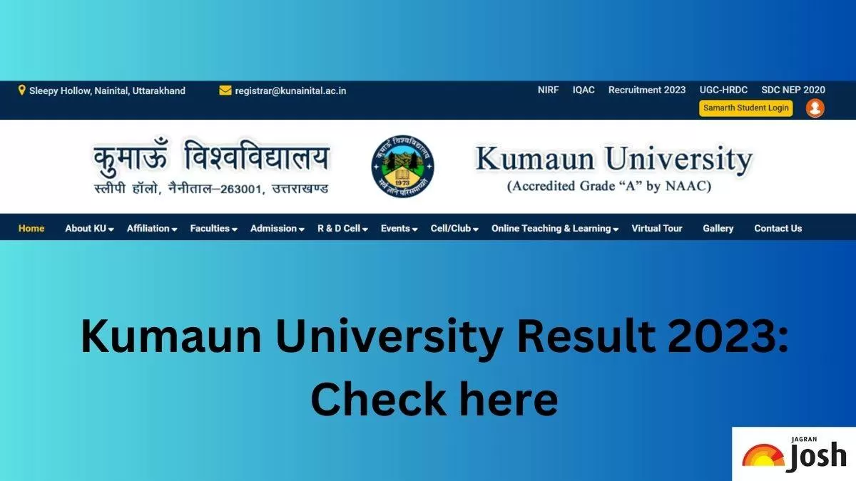 Direct link to download Kumaun University Result 2023 PDF here.